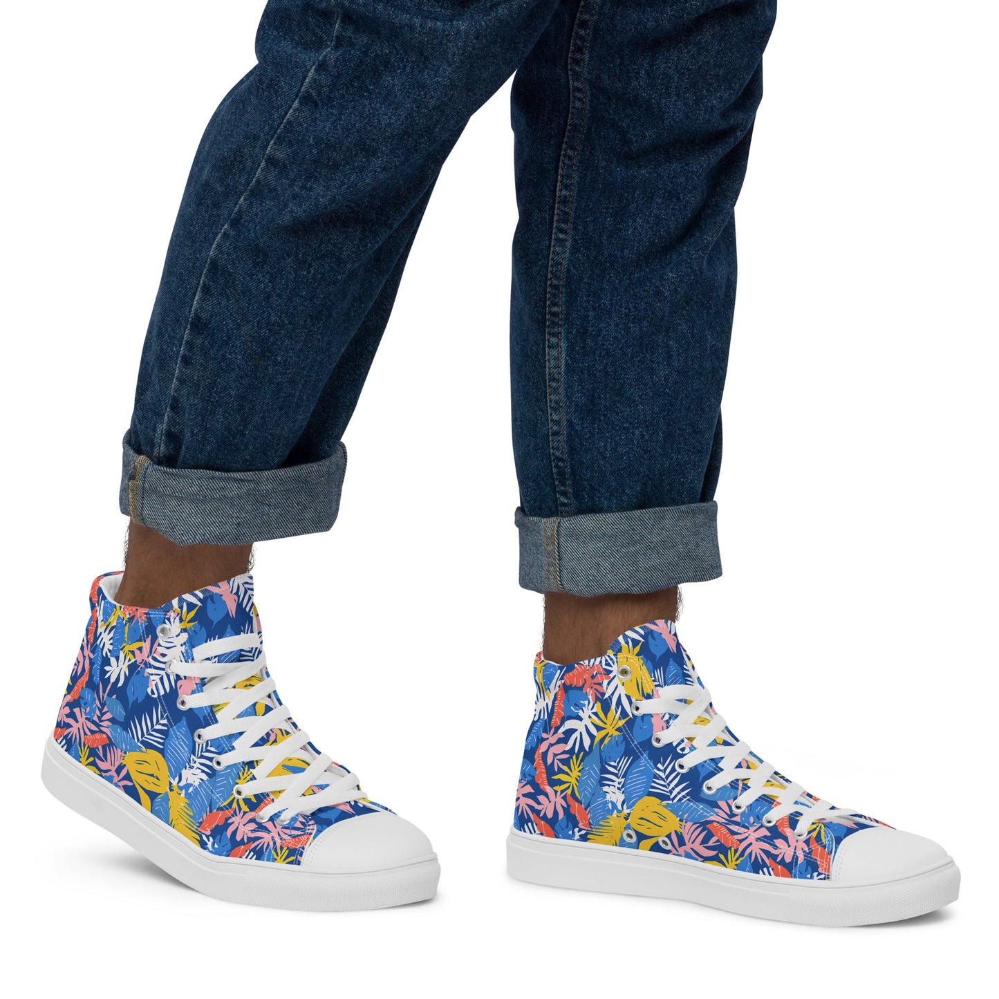 Tropical Storm Men’s high top shoes - Sola Shoe