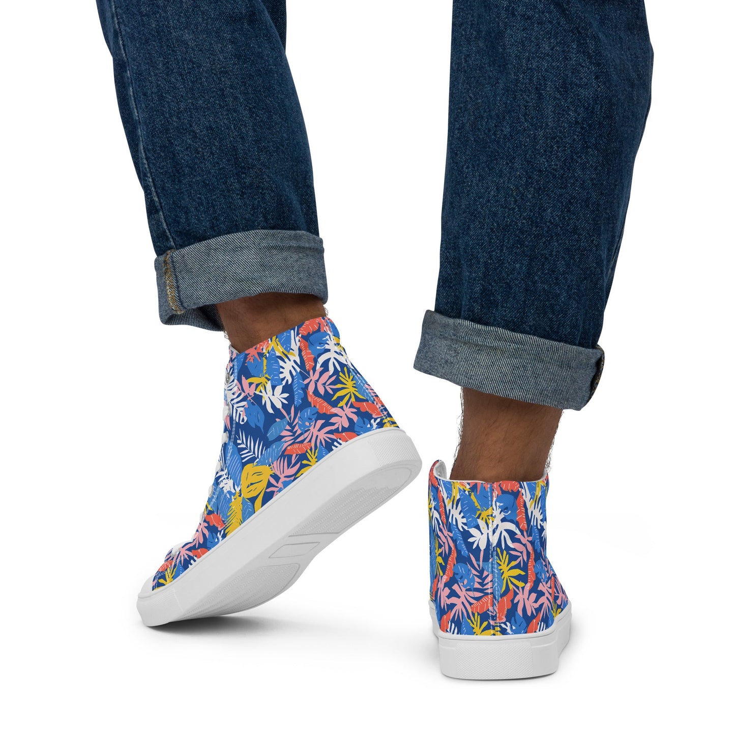 Tropical Storm Men’s high top shoes - Sola Shoe