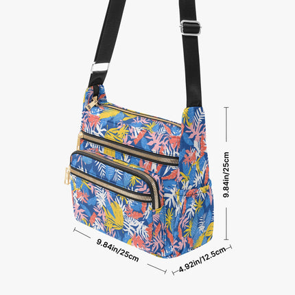 Tropical Storm Multi - pocket Crossbody Bag - Sola Shoe