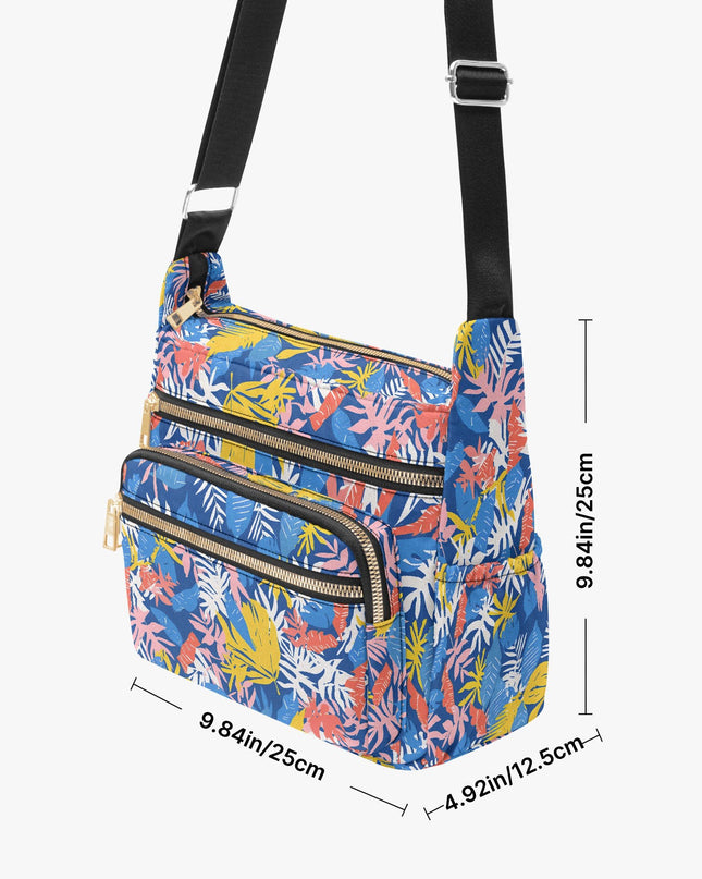 Tropical Storm Multi - pocket Crossbody Bag - Sola Shoe