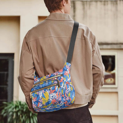 Tropical Storm Multi - pocket Crossbody Bag - Sola Shoe