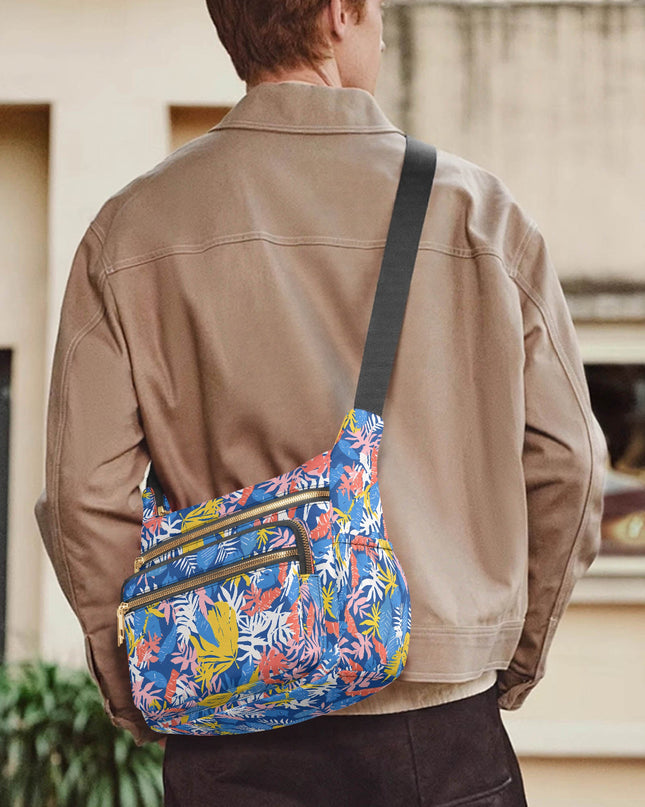 Tropical Storm Multi - pocket Crossbody Bag - Sola Shoe