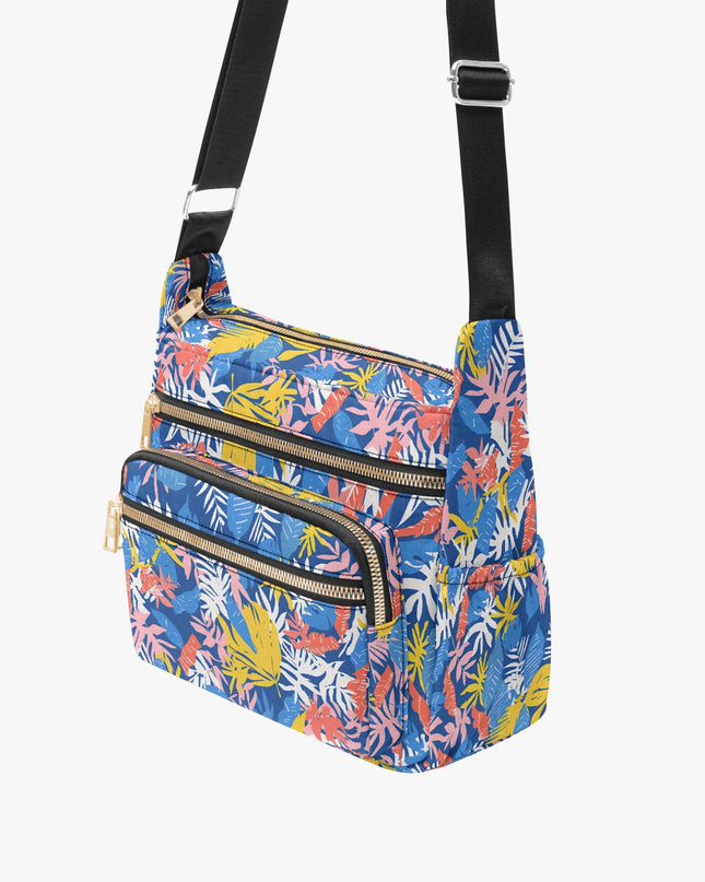 Tropical Storm Multi - pocket Crossbody Bag - Sola Shoe