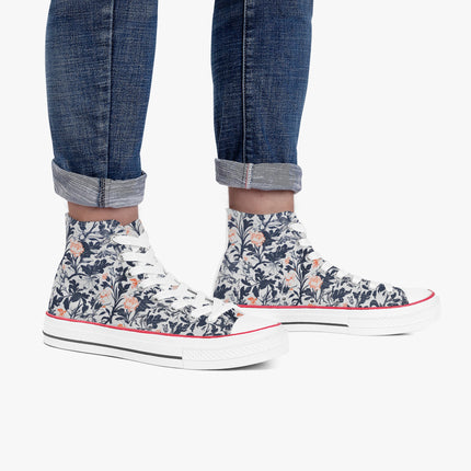 Victorian Poetry High - Top Shoes - Sola Shoe