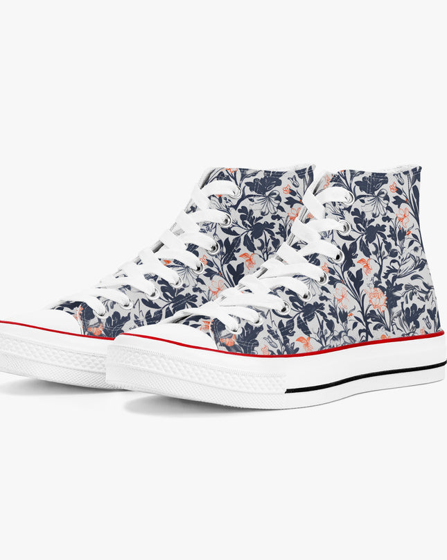 Victorian Poetry High - Top Shoes - Sola Shoe