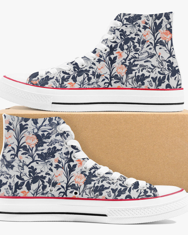 Victorian Poetry High - Top Shoes - Sola Shoe