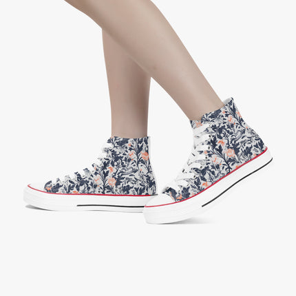 Victorian Poetry High - Top Shoes - Sola Shoe