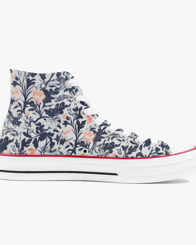 Victorian Poetry High - Top Shoes - Sola Shoe
