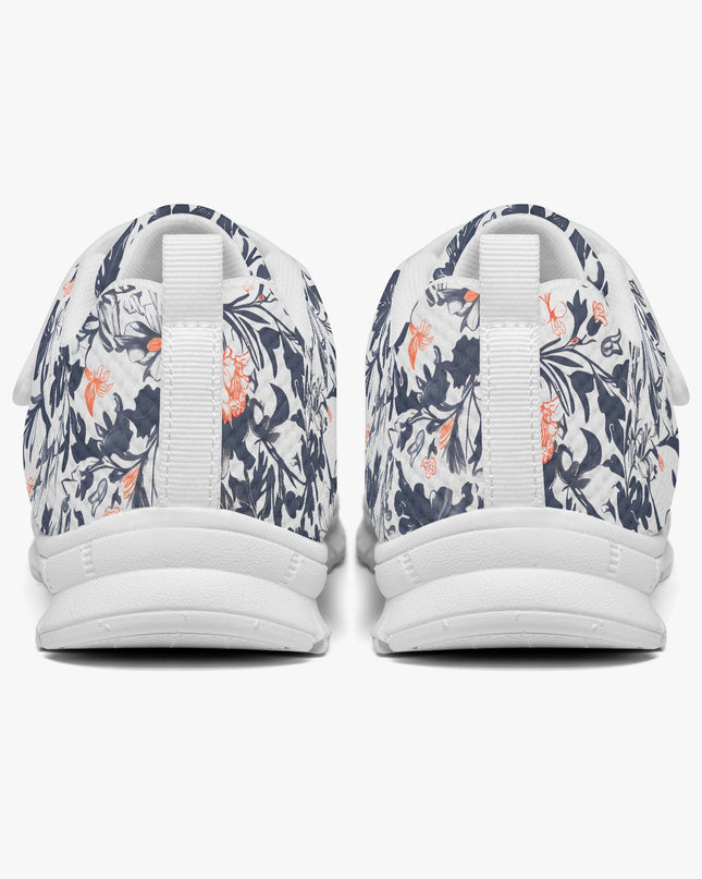 Victorian Poetry Kids Lightweight Velcro Sneaker - Sola Shoe