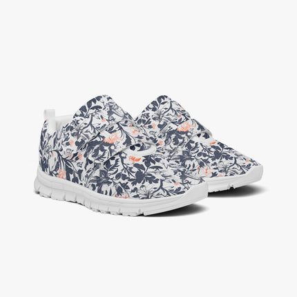 Victorian Poetry Kids Lightweight Velcro Sneaker - Sola Shoe