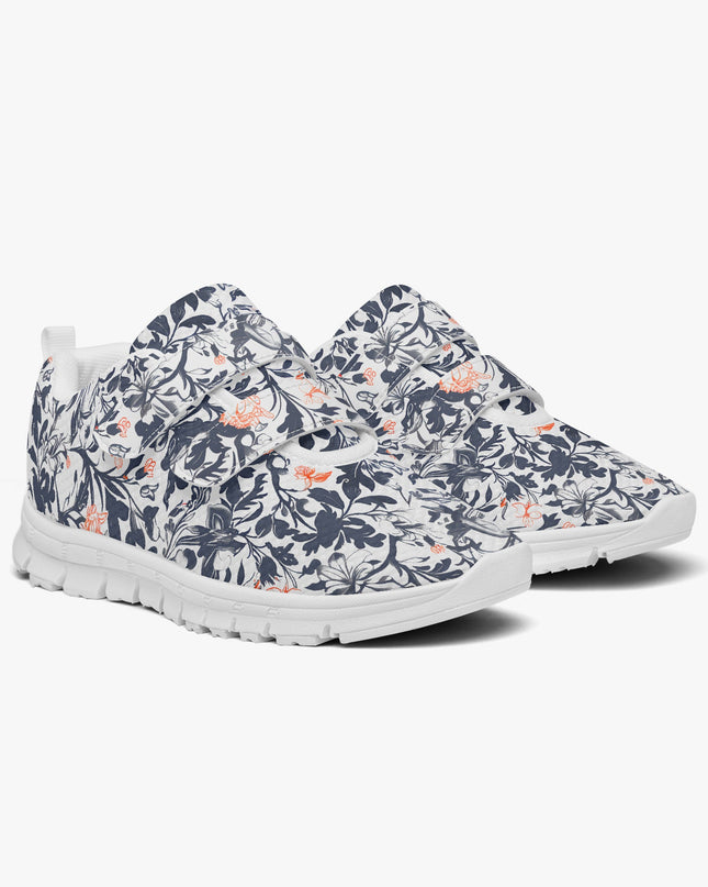 Victorian Poetry Kids Lightweight Velcro Sneaker - Sola Shoe