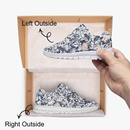 Victorian Poetry Kids Lightweight Velcro Sneaker - Sola Shoe