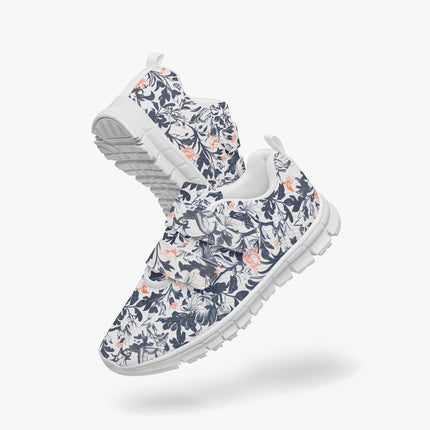 Victorian Poetry Kids Lightweight Velcro Sneaker - Sola Shoe