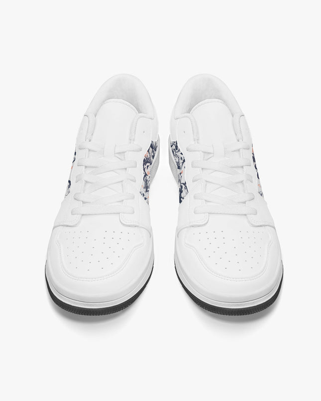 Victorian Poetry Low - Top Leather Sneakers - Sola Shoe