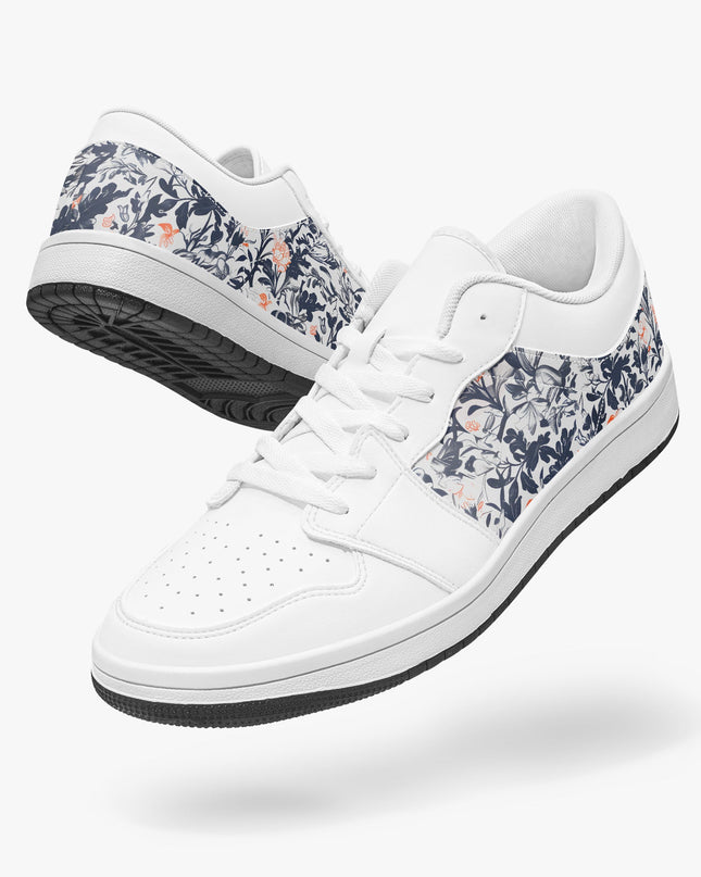 Victorian Poetry Low - Top Leather Sneakers - Sola Shoe