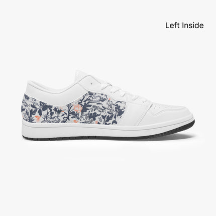 Victorian Poetry Low - Top Leather Sneakers - Sola Shoe