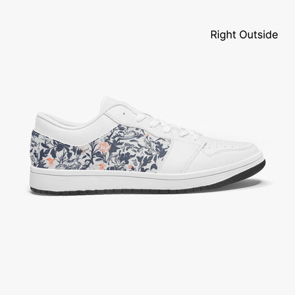 Victorian Poetry Low - Top Leather Sneakers - Sola Shoe