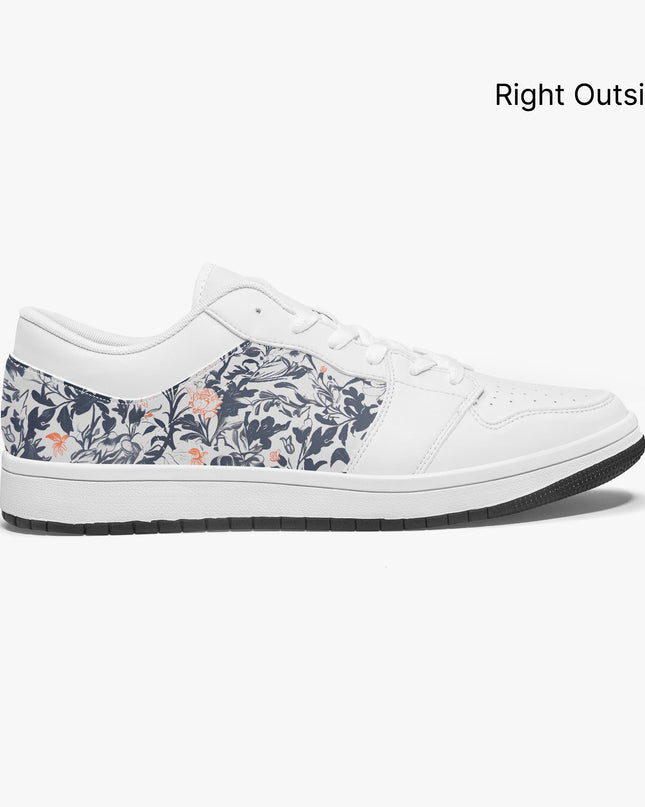 Victorian Poetry Low - Top Leather Sneakers - Sola Shoe