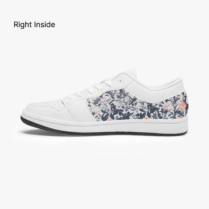 Victorian Poetry Low - Top Leather Sneakers - Sola Shoe