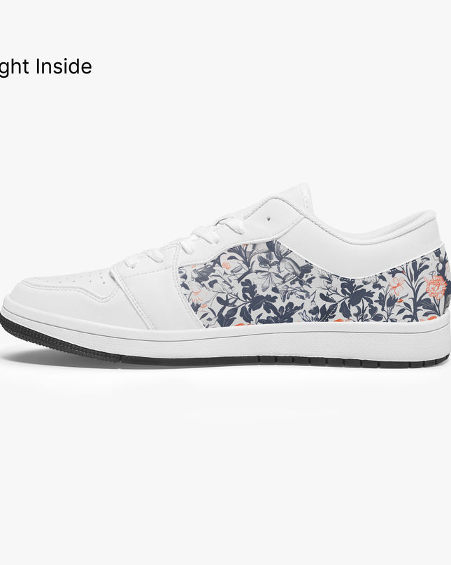 Victorian Poetry Low - Top Leather Sneakers - Sola Shoe