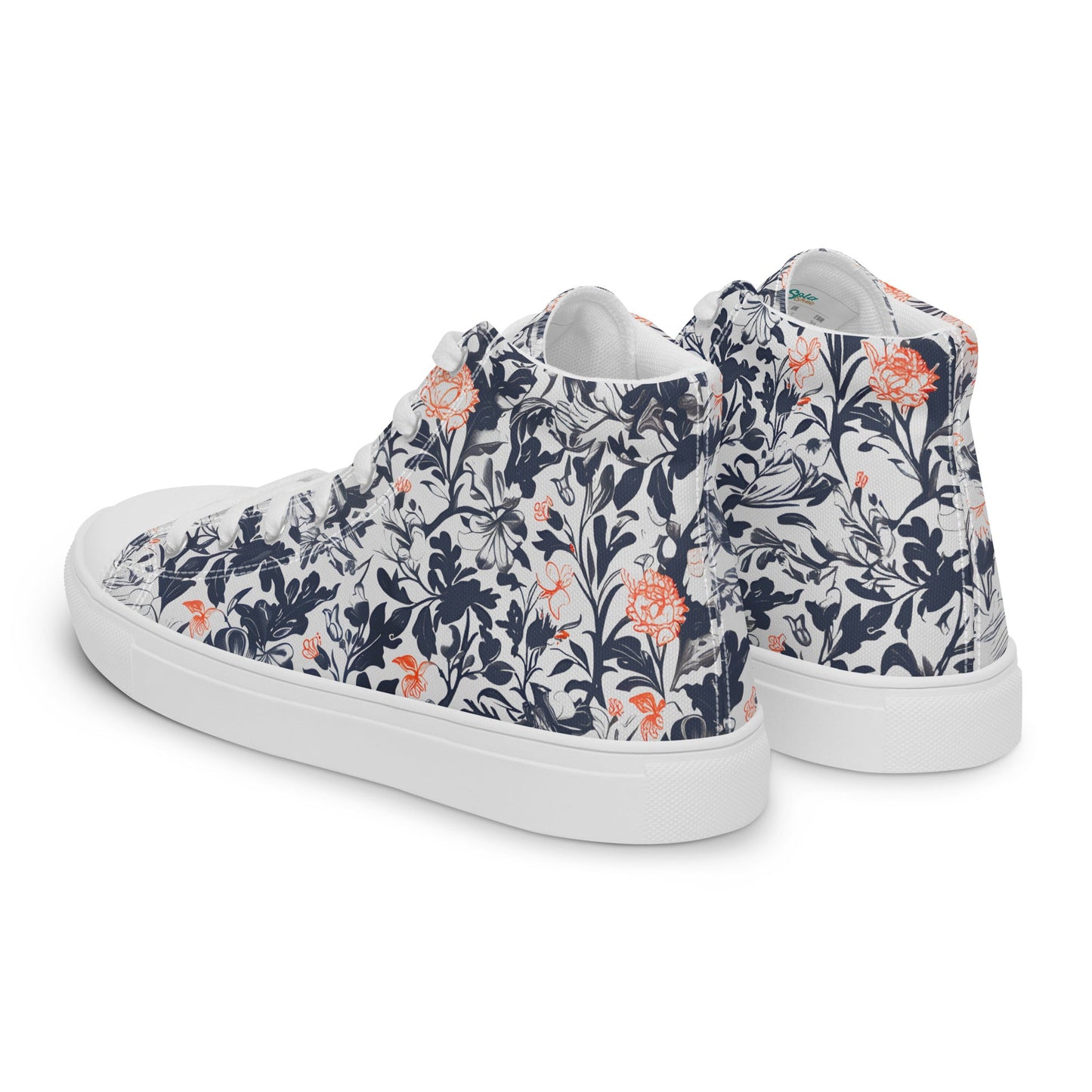 Victorian Poetry Men’s high top shoes - Sola Shoe