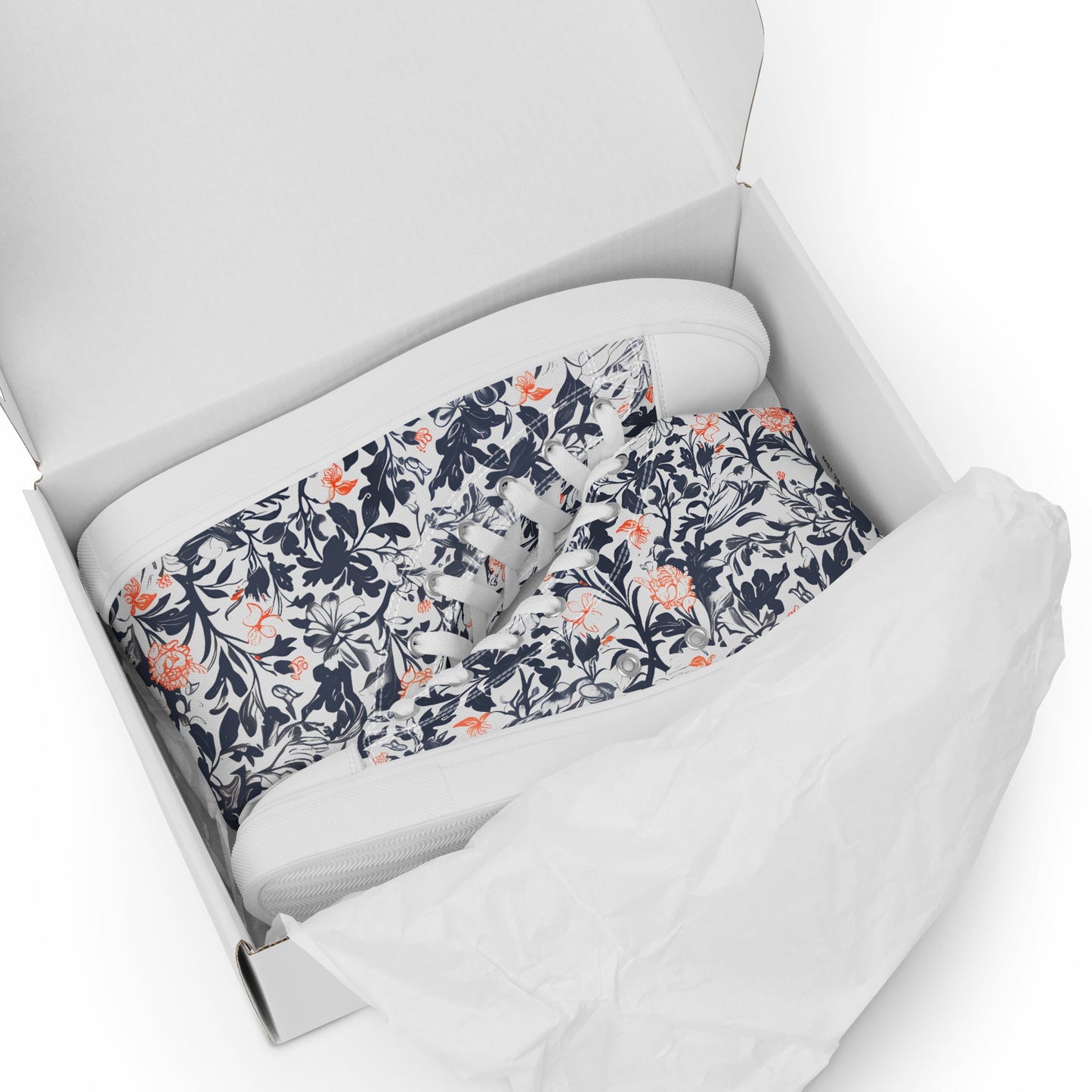 Victorian Poetry Men’s high top shoes - Sola Shoe