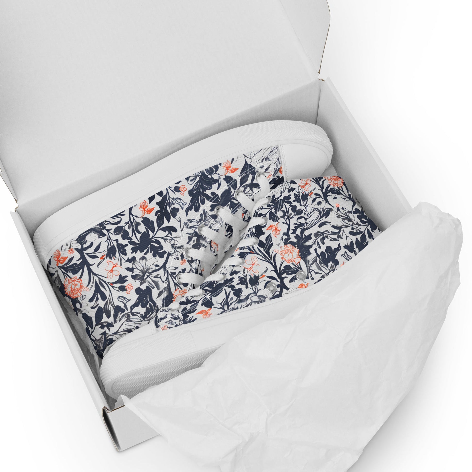 Victorian Poetry Men’s high top shoes - Sola Shoe