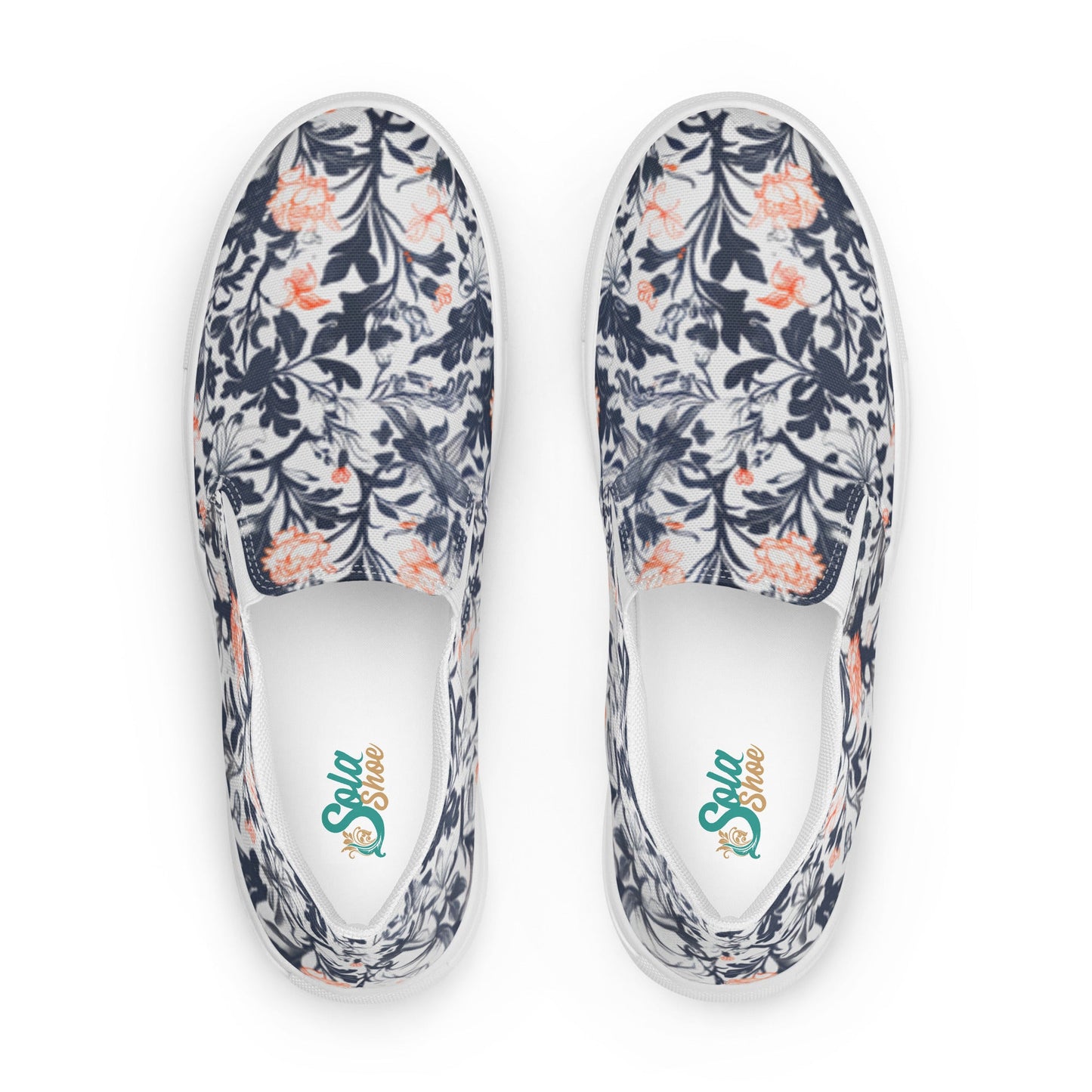 Victorian Poetry Men’s slip - on shoes - Sola Shoe