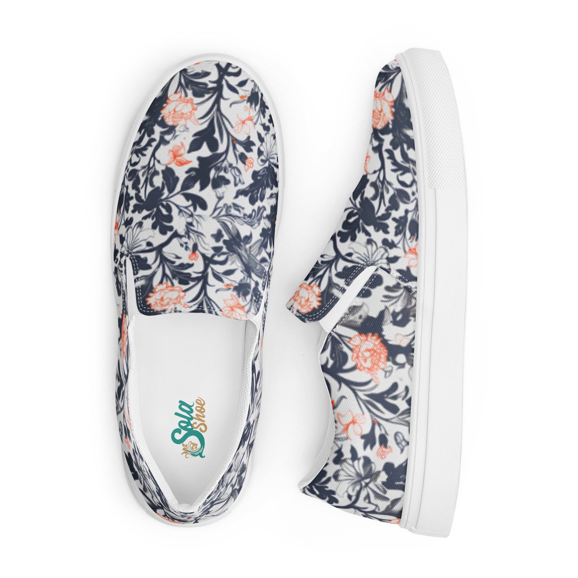 Victorian Poetry Men’s slip - on shoes - Sola Shoe