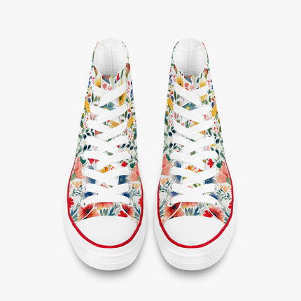 Wild Flower High - Top Shoes - Sola Shoe