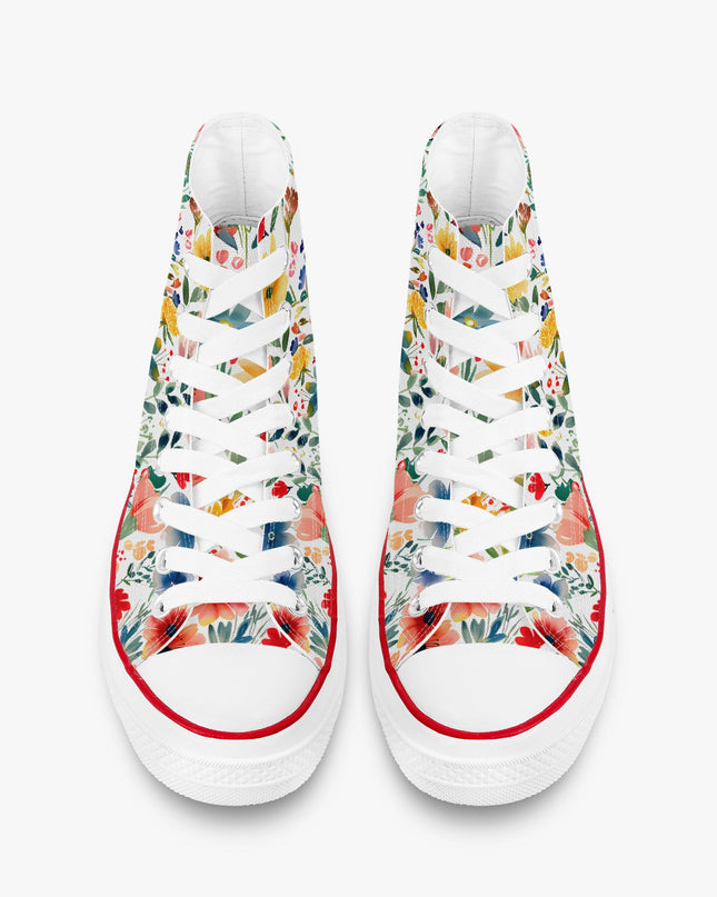Wild Flower High - Top Shoes - Sola Shoe