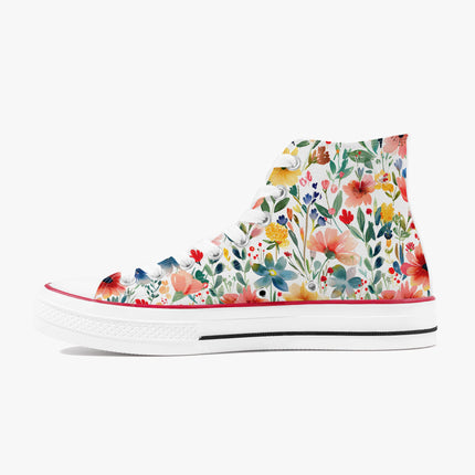 Wild Flower High - Top Shoes - Sola Shoe