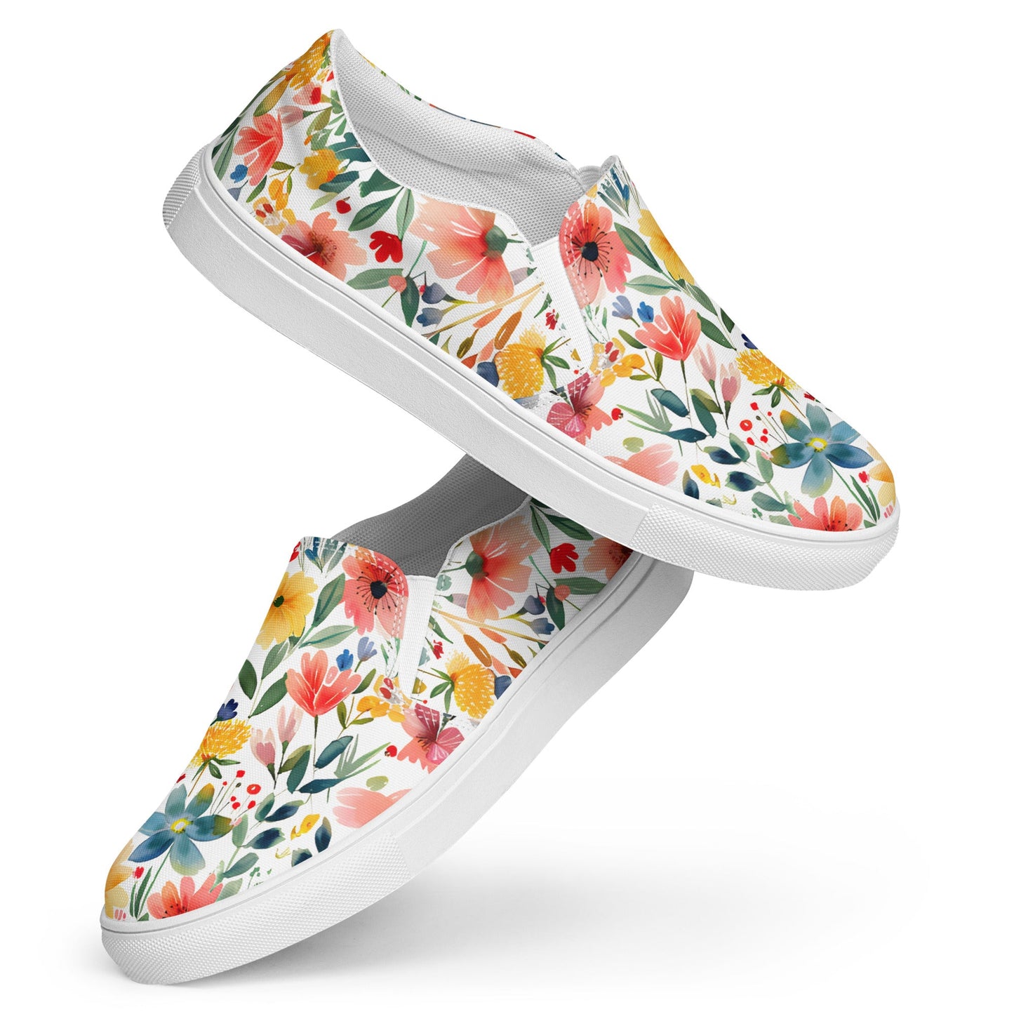 Wild Flower Men’s slip - on shoes - Sola Shoe