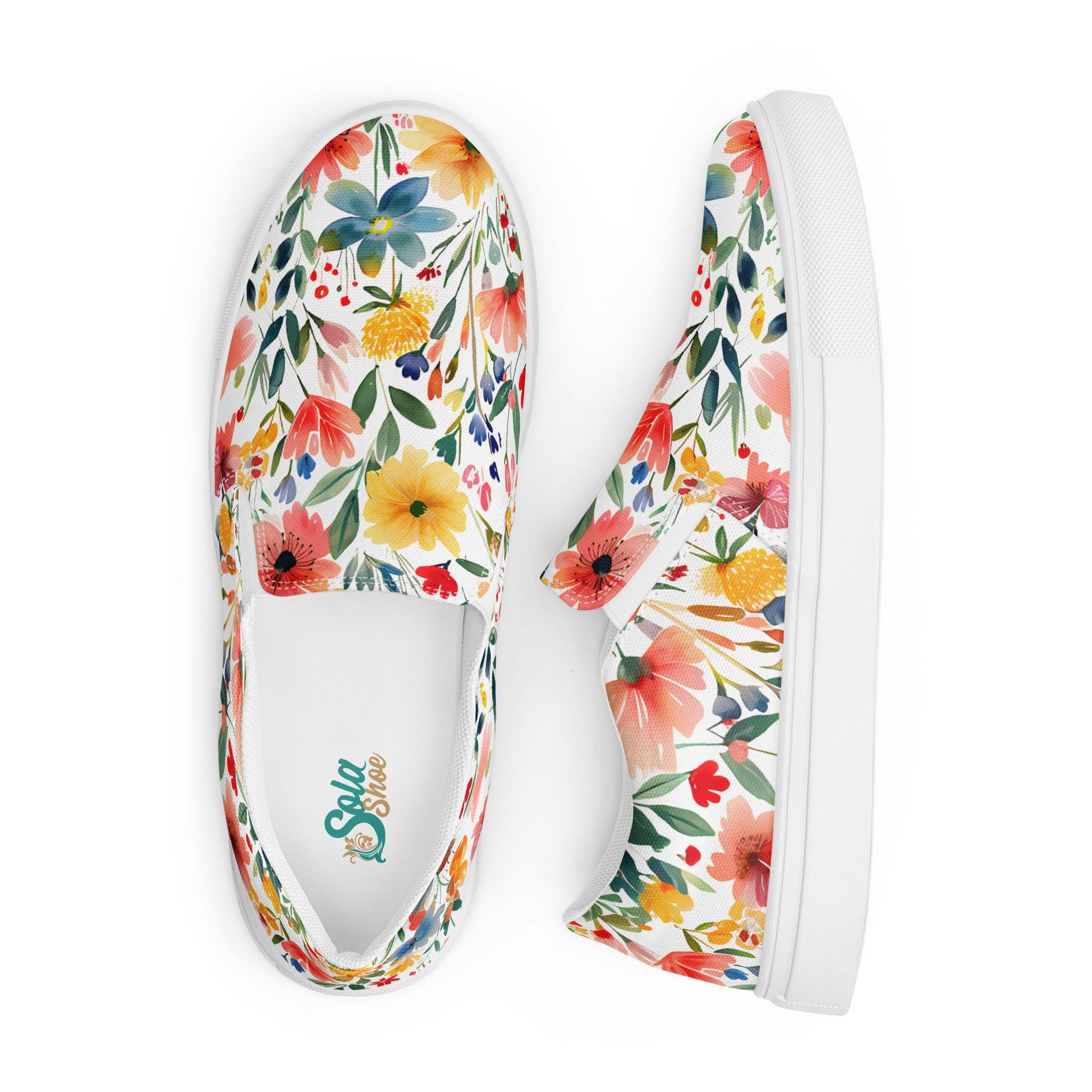 Wild Flower Men’s slip - on shoes - Sola Shoe