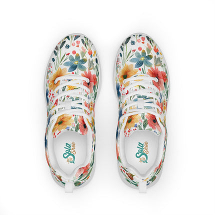 Wild Flowers Men’s athletic shoes - Sola Shoe