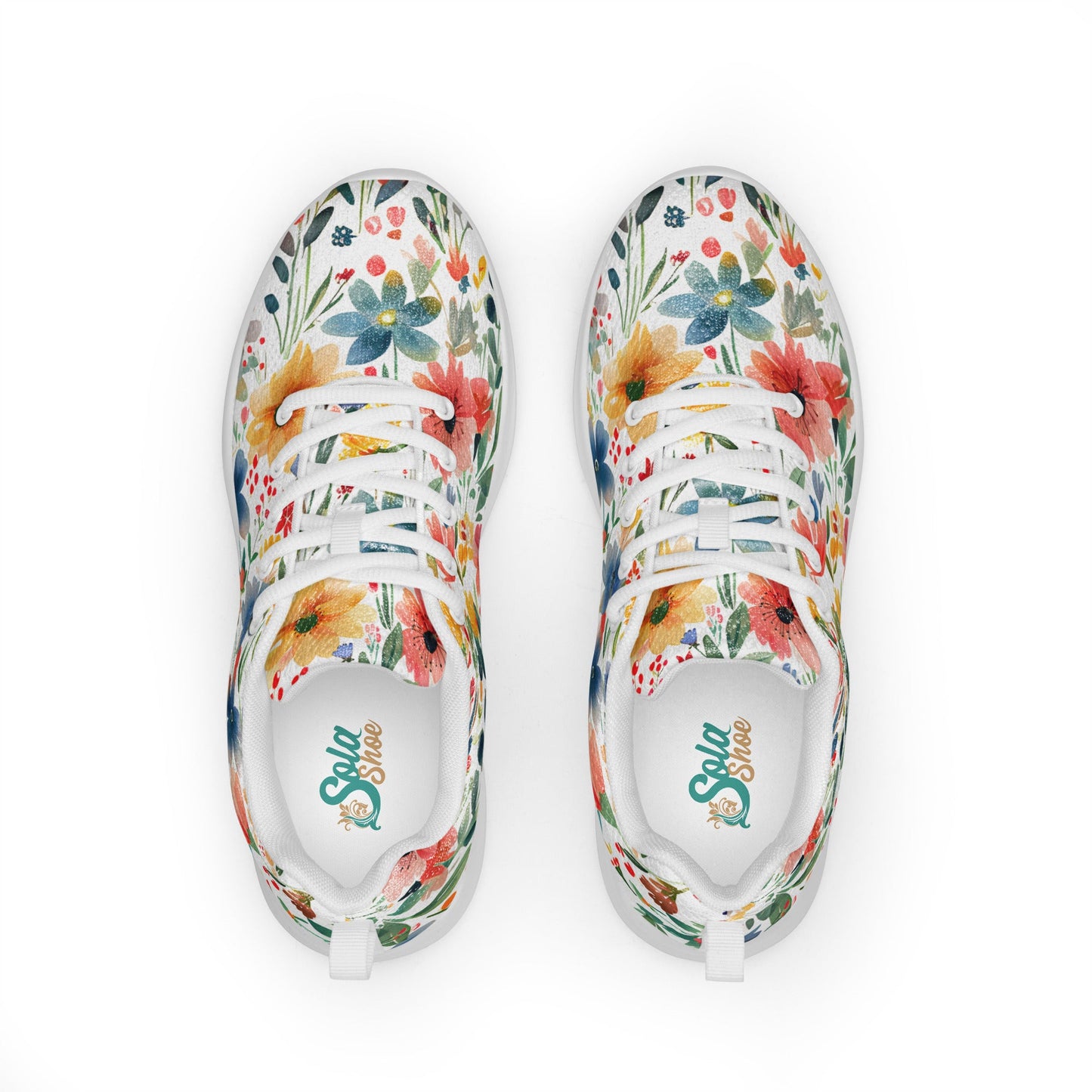 Wild Flowers Men’s athletic shoes - Sola Shoe