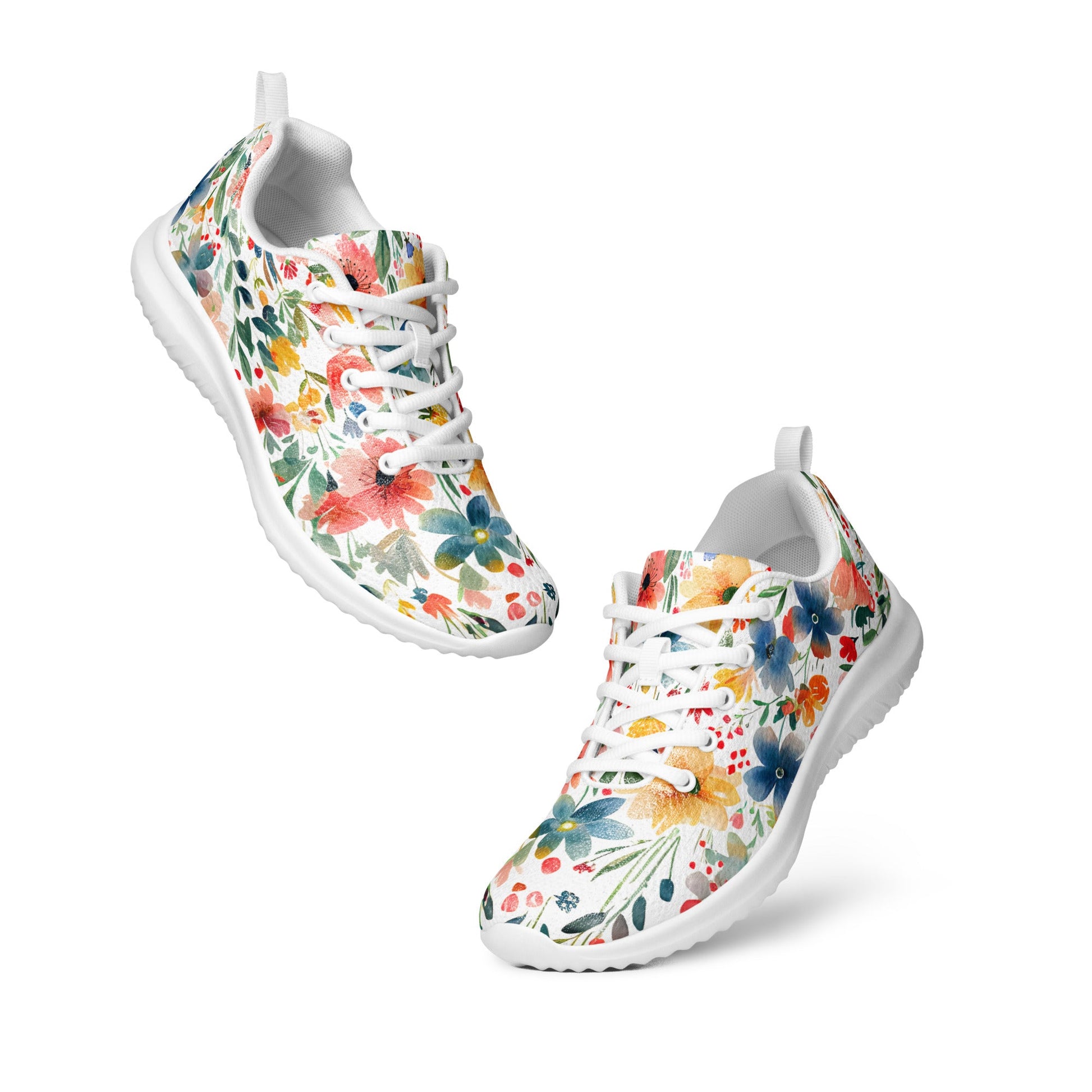 Wild Flowers Men’s athletic shoes - Sola Shoe