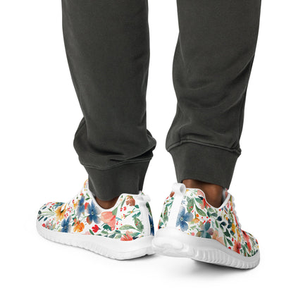 Wild Flowers Men’s athletic shoes - Sola Shoe