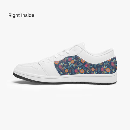 Winterberry Low - Top Leather Sneakers - Sola Shoe