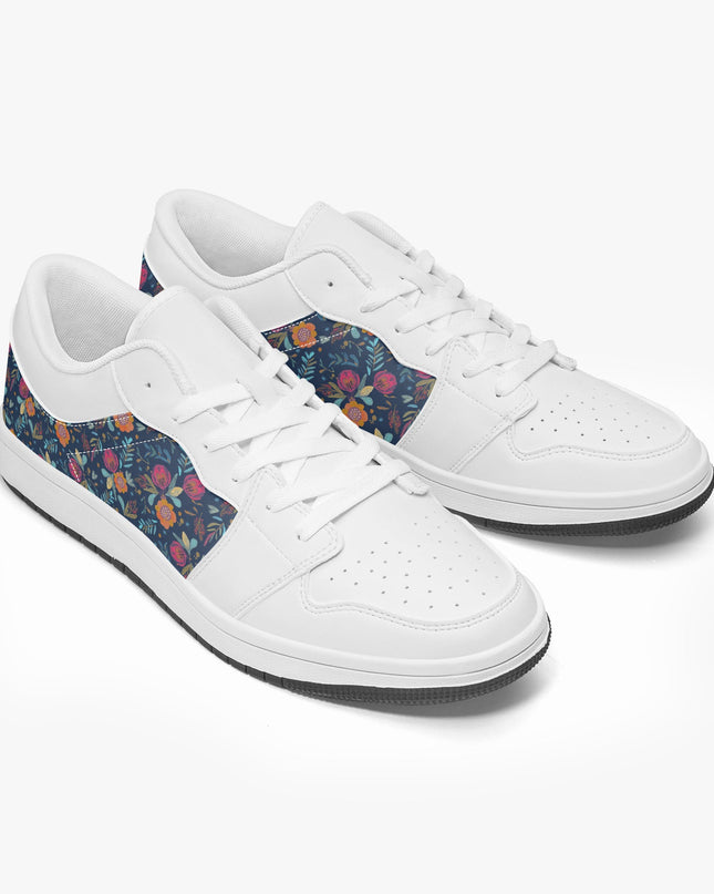 Winterberry Low - Top Leather Sneakers - Sola Shoe