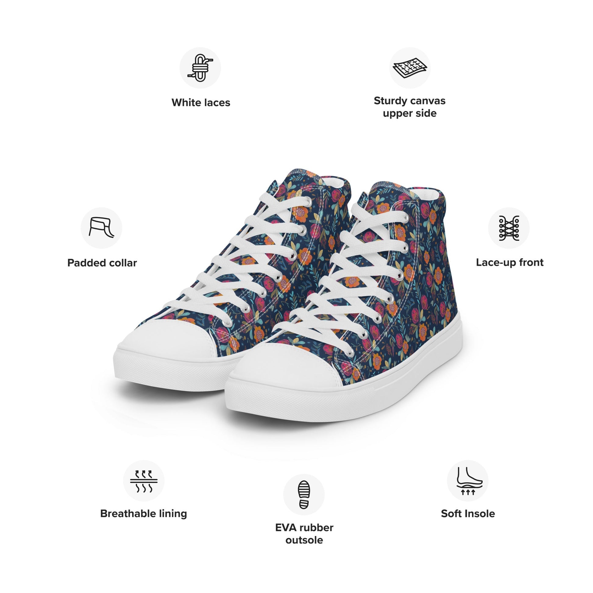 Winterberry Men’s high top shoes - Sola Shoe