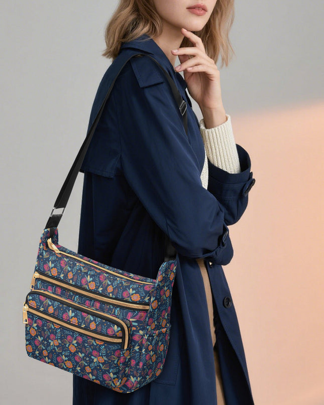 Winterberry Multi - pocket Crossbody Bag - Sola Shoe