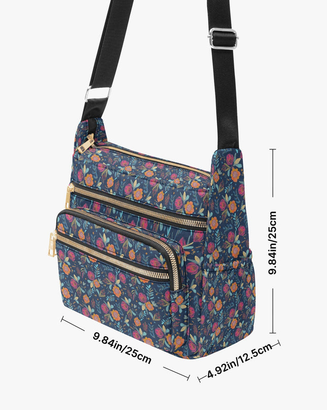 Winterberry Multi - pocket Crossbody Bag - Sola Shoe