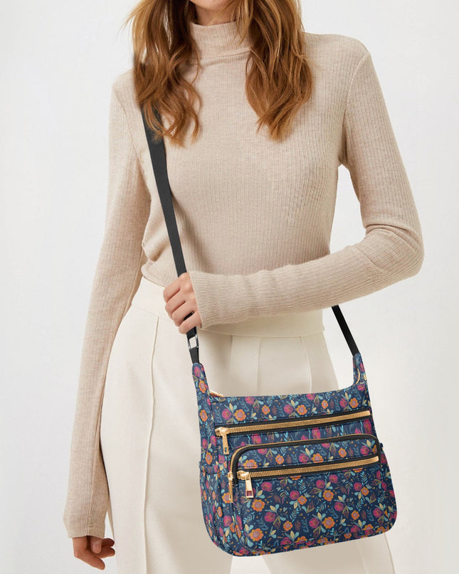 Winterberry Multi - pocket Crossbody Bag - Sola Shoe